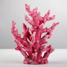 Интерьерный сувенир "Коралл" 24*19см розовый No Brand