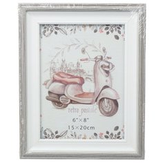 Фоторамка 15 х 20 см, МДФ, серая, Y6-6103 H.H.G. Frames