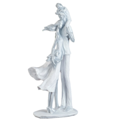 Фигура Семья белая, 36х15х10см Хорошие сувениры