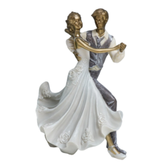 Сувенир полистоун Новобрачные - свадебный танец 27,5х13х20,5 см No Brand