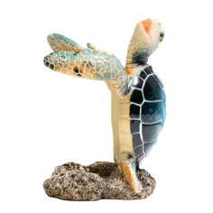 Сувенир подставка под бутылку полистоун Морская черепаха 19,5х12,5х12 см No Brand