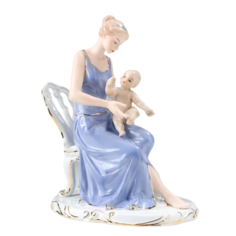 Сувенир керамика Мать и дитя 24х18х13 см No Brand