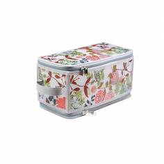 Короб складной на молнии Лето, Д300 Ш150 В150, серый с цветами, ESH05 S Handy Home