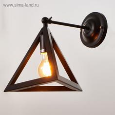 Бра BayerLux Пирамида 1хE27 40Вт черный 25х30х30 см