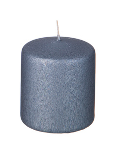 Свеча столбик серый Adpal Новый Год 7 см 348-869