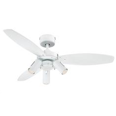 Люстра вентилятор DREAMFAN Jet White RC 105 (61105DFN)