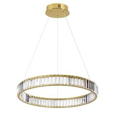Люстра Odeon Light Vekia 5015/36L LED 36W, цвет золотой/прозрачный/металл/хрусталь