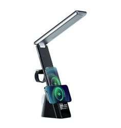 Лампа настольная с беспроводной зарядкой Desk Lamp Wireless Charger No Brand