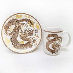 Набор посуды кружка с тарелкой Дракон Remeco Collection 500 мл 20х20х13 см 794340