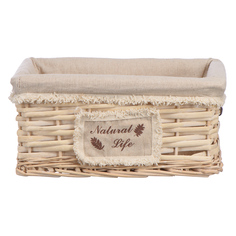 Корзина стеллажная Natural Life Natural House Д280 Ш190 В130 натуральный