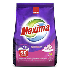 Порошок стиральный Sano Maxima Sensitive концентрат 35 стирок 1,25 кг