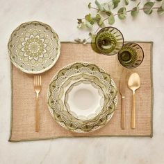 Столовый сервиз Bella Maison Mandala 24 предмета фарфор