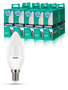 Набор из 10 светодиодных лампочек Camelion LED 5W 4500K E14 10-12032