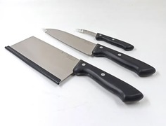 Набор из 3-х кухонных ножей WMF Classic Line нож-топорик, нож сантоку, нож для овощей