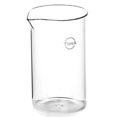 Запасная колба для френч-пресса 600мл, боросиликатное стекло TimA ТИМА