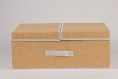 Коробка для хранения, CWX006-4, 50x30x20 см, бежевый No Brand