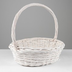 Корзина, 52 х 45 х 17/52 см, лоза No Brand