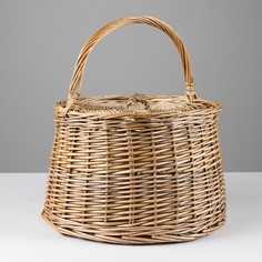 Корзина, 34 х 24/40 см, лоза No Brand
