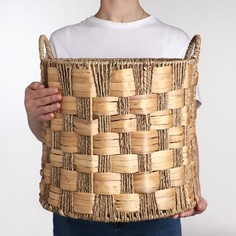 Корзина плетеная, 36х32/38 см, камыш No Brand