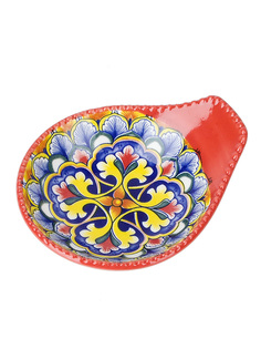 Блюдо сервировочное с ручкой Nouvelle Arabesque фарфор 12х10х3 см 860107