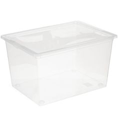 Ящик 50 л 530х370х300 мм, Прозрачный, М 2354 Idea