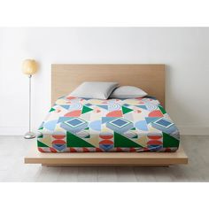 Простыня на резинке Ночь Нежна Геометрия (светлый) 70311-1 Бязь 120гр. 180х200х20 полоса