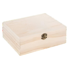 Шкатулка дерево для росписи, 22х8,5х16,5 см No Brand