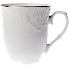 Кружка 300 мл Cmielow "Рококо /Платиновый узор" / 137271