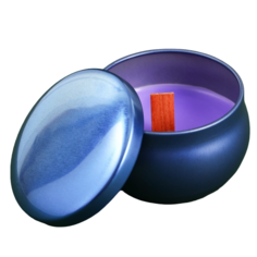 Свеча из соевого воска "Чудесные ароматы", аромат лаванда, 6 х 6 х 4 см Зимнее волшебство