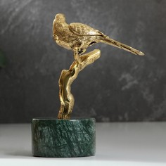 Статуэтка «Птица» мрамор, латунь 16 х 8 х 24 см No Brand
