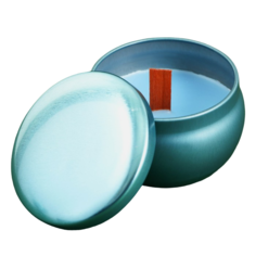 Свеча из соевого воска "Зимняя свежесть", аромат океан, 6 х 6 х 4 см Зимнее волшебство