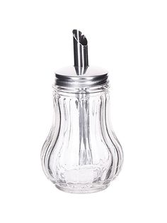 Сахараница с дозатором Loraine Классика стеклянная 150мл 28868