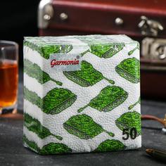 Салфетки бумажные Гармония цвета. Танки, 50 шт. (2 шт) No Brand