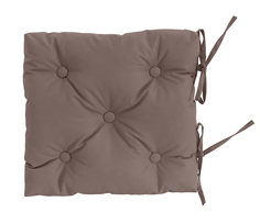 Подушка на стул Kauffort Оксфорд коричневый 40х40 см