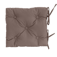 Подушка на стул Оксфорд коричневый 50х50 см Kauffort