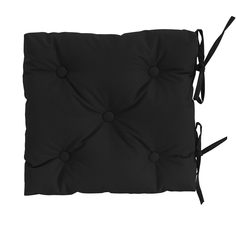Подушка на стул Kauffort "Оксфорд", черный, 50х50 см