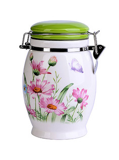 Емкость для сыпучих продуктов Loraine доломит 930мл 26242