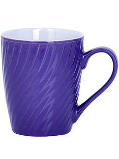 Набор кружек с подставкой Loraine 6шт керамика 350мл 23136