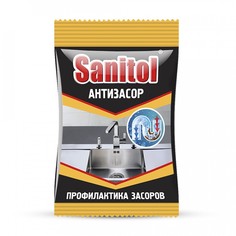 Средство для прочистки труб Sanitol гранулы 90гр 20 шт