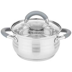 Кастрюля со стекл. крышкой серия classic 1,7 л. 16х9,5 см КупитьПосуду.Рф