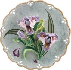 Тарелка декоративная Lefard "Ирисы", 20*6 см (59-477)