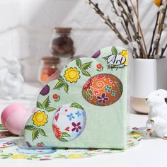 Салфетки бумажные " Art Bouquet Rondo" Декоративные яйца, 3слоя, 12 листов No Brand