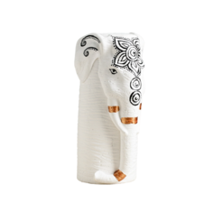 Фигура "Слон Хатхи" белая с росписью, 20см Хорошие сувениры