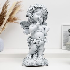 Фигура "Ангел в цветах" под камень, 22х43см Хорошие сувениры