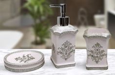 Набор для ванной комнаты пудра Sofi de Marko