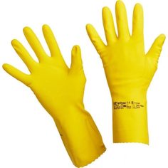 Перчатки латексные Vileda MultiPurpose, желтые, размер 8 (M), 1 пара (100759), 10 уп