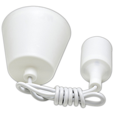 Светильник подвесной SmartBuy под лампу Е27, пластик, белый
