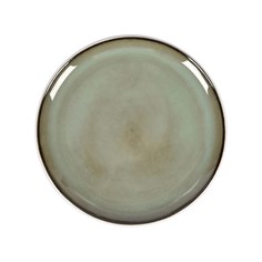 Тарелка десертная Glaze olive 20 см оливковая No Brand