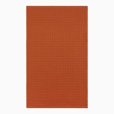 Полотенце 35 х 60 см вафельное коричневое No Brand
