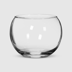 Ваза-подсвечник стеклянная Неман прозрачная Neman